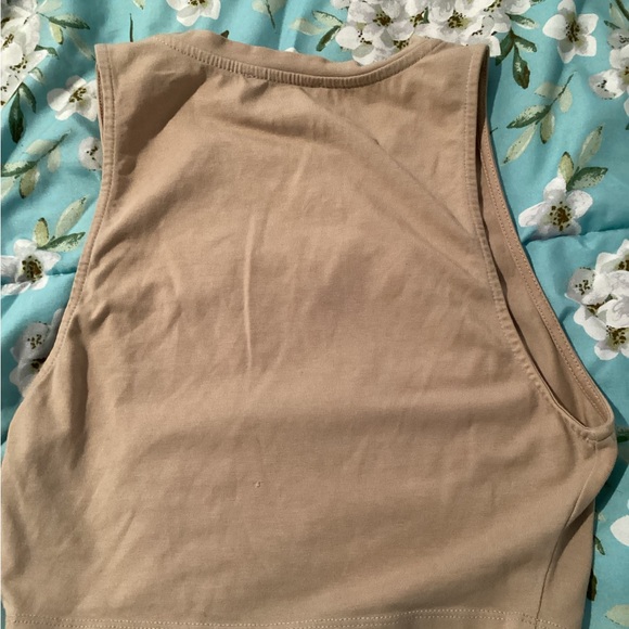 Zara Tan Sleeveless top - Picture 6 of 7